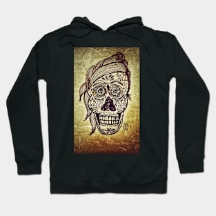 Skull selfie grunge Hoodie